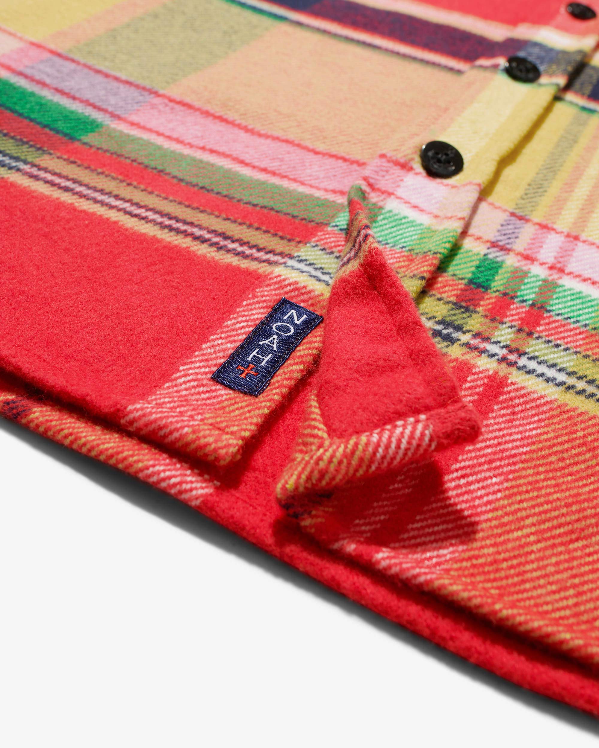 Bright Plaid Heavyweight Flannel - Noah