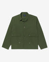 Noah - Naval Mechanics Shirt - Olive - Swatch