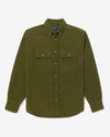 Noah - Moleskin Shirt (Pre-order) - Olive - Swatch