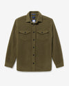 Noah - Cashmere CPO Shirt - Olive - Swatch