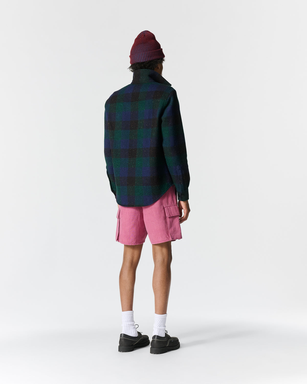 Pleated Cargo Shorts