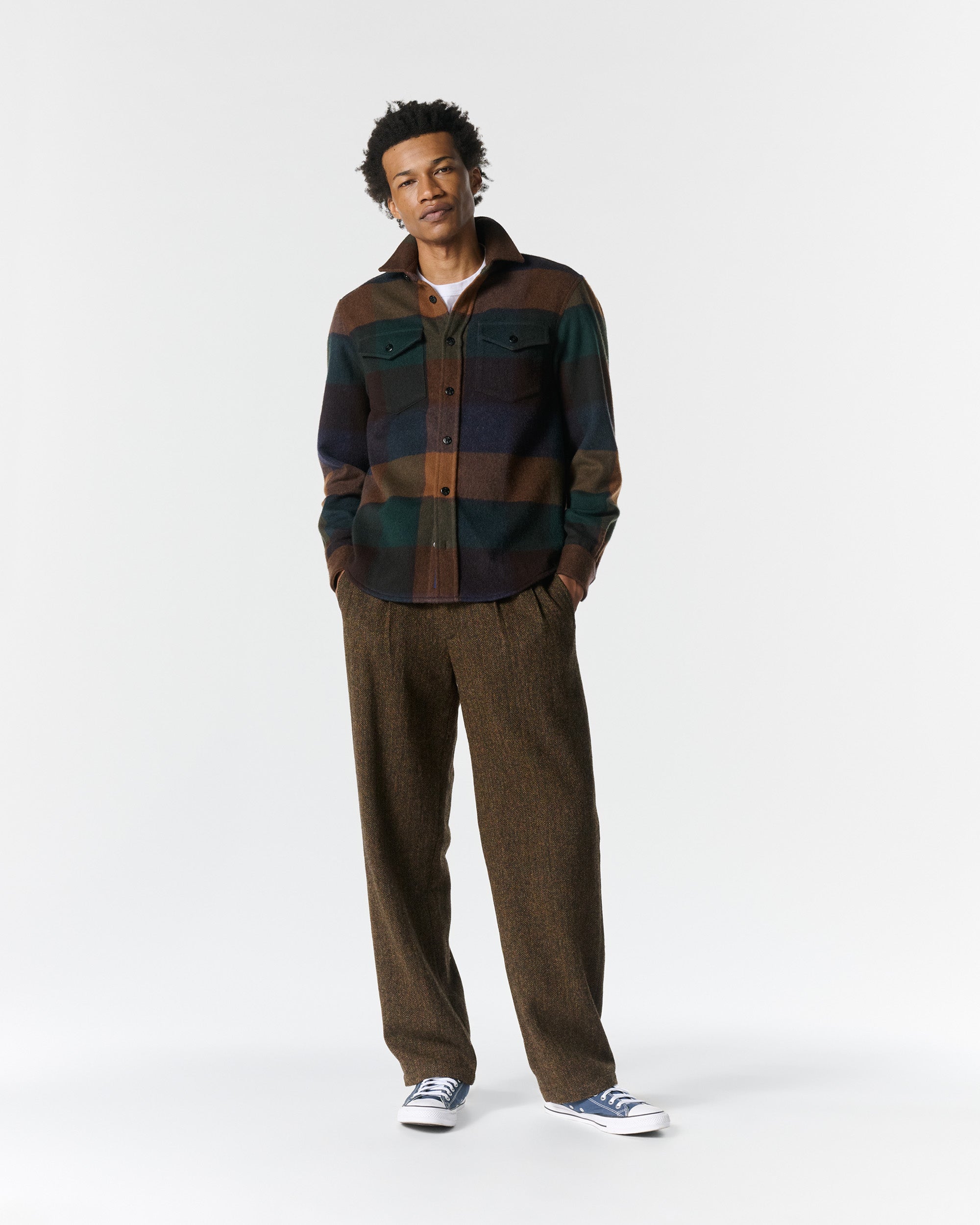 Plaid Cashmere CPO - Noah
