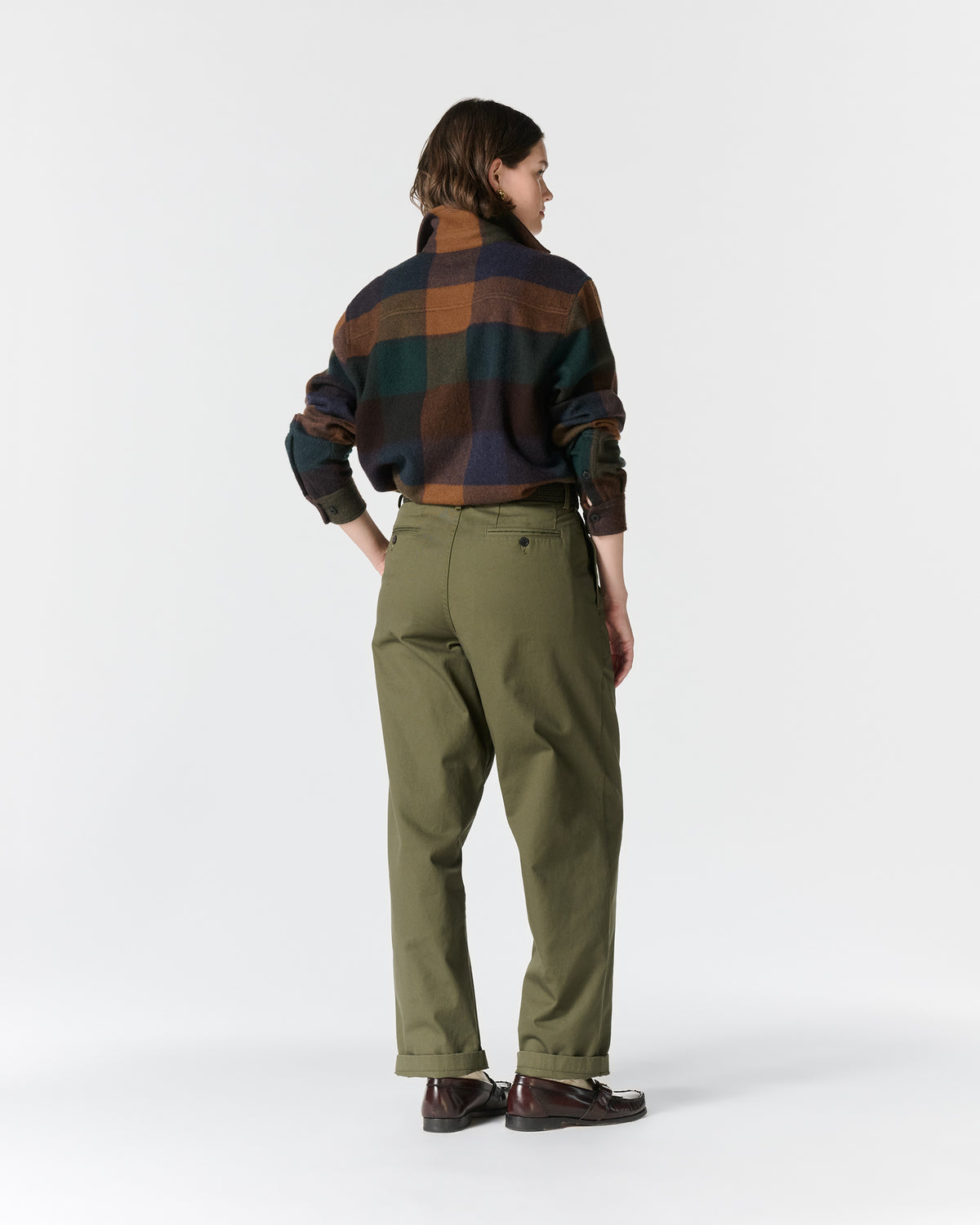 Plaid Cashmere CPO