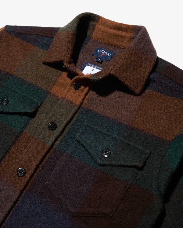 Noah - Plaid Cashmere CPO - Detail