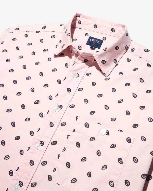Noah - Pink Paisley Shirt - Detail