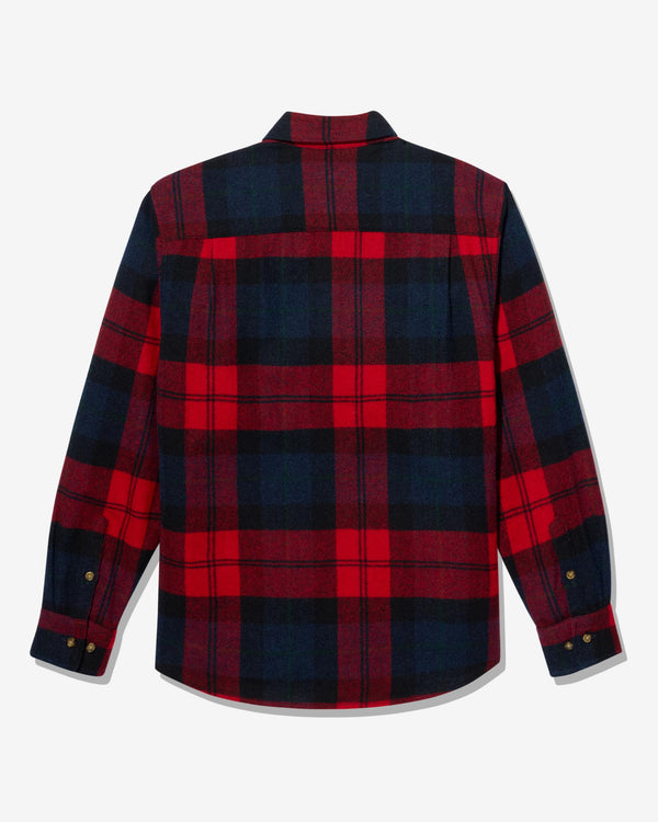 Noah - Pinewood Plaid Wool Shirt - Detail