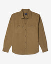 Noah - Washed Canvas Shirt - Olive - Swatch