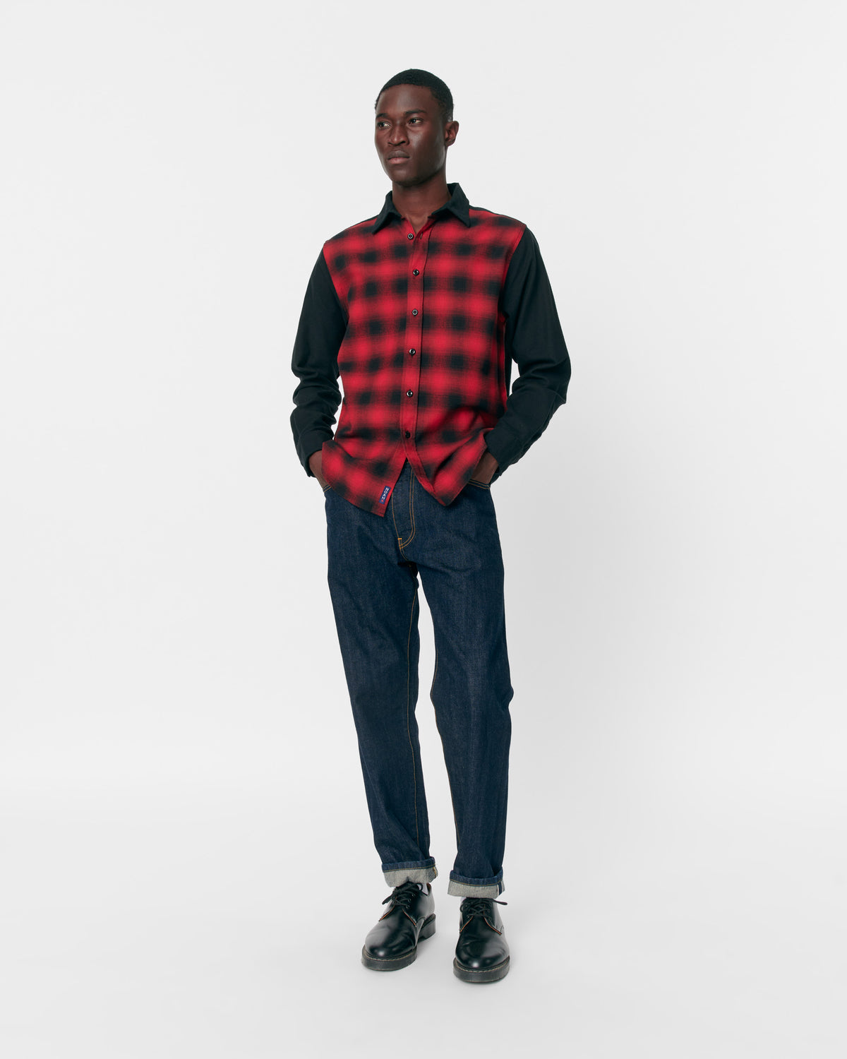 Plaid Panel Shirt - Noah