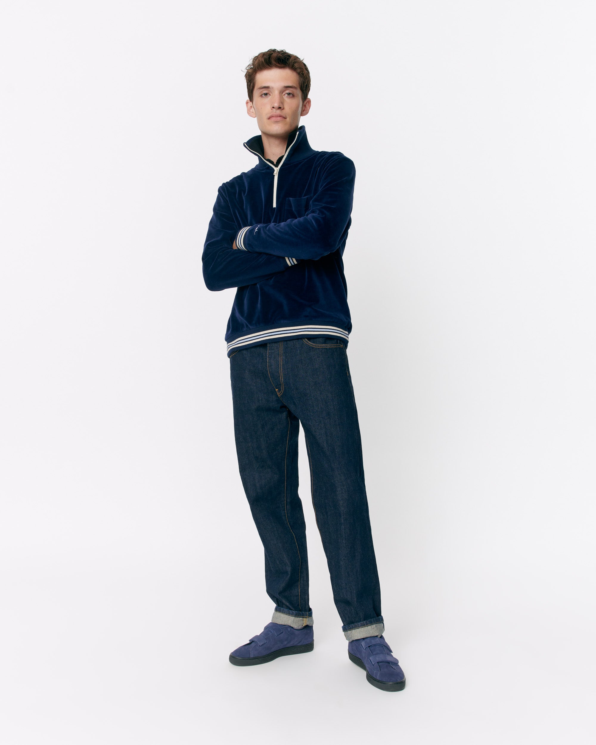 Velour Pullover - Noah
