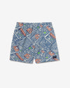 Noah - Geometric Swim Trunks - Geometric Print - Swatch