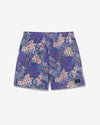 Noah - Paisley Swim Trunks - Purple Paisley Print - Swatch