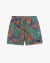 Noah - Paisley Swim Trunks - Green Paisley Print - Swatch