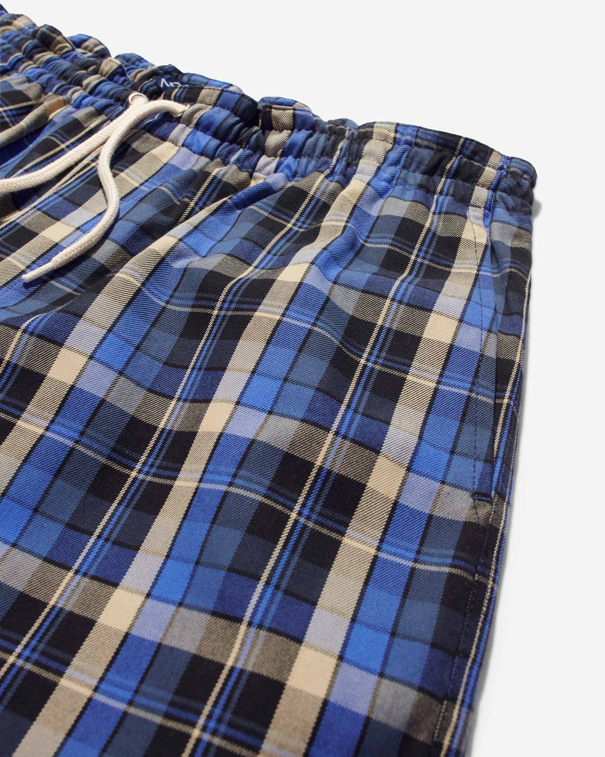 Plaid Drawstring Short