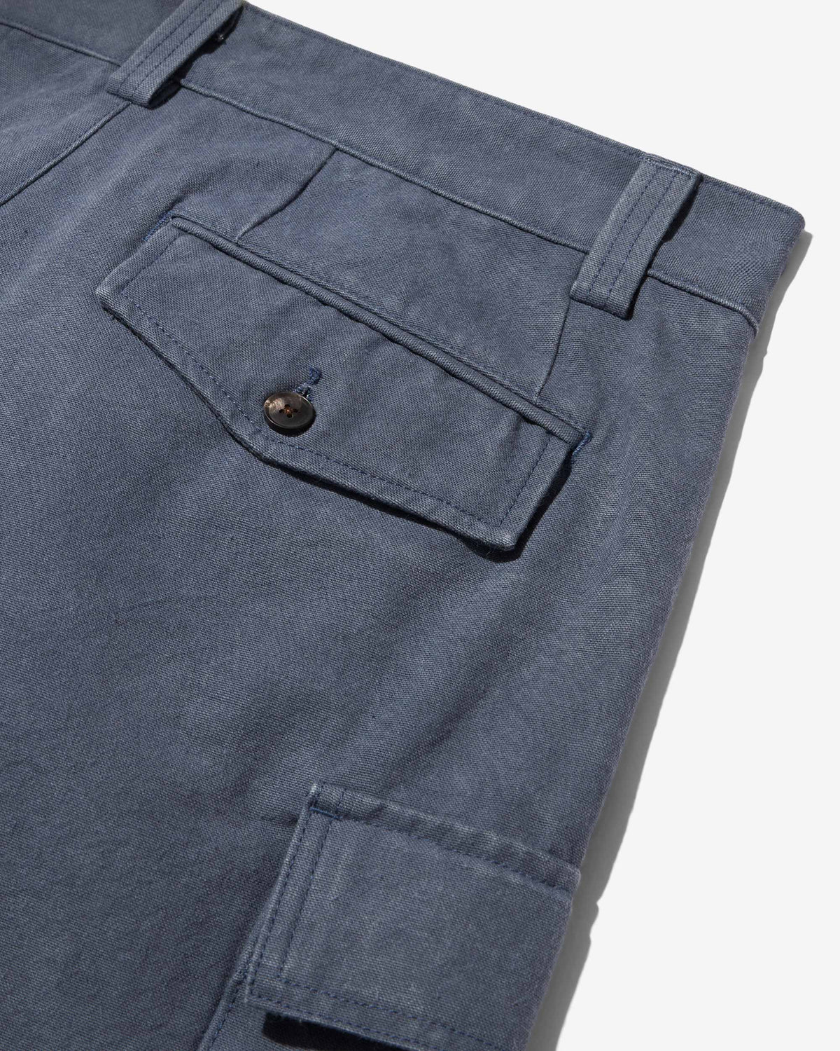 Pleated Cargo Shorts