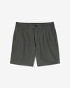 Noah - Double-Pleat Seersucker Short - Green Check - Swatch
