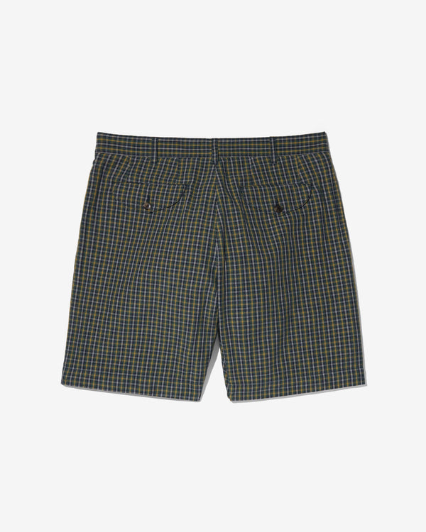 Noah - Double-Pleat Seersucker Short - Detail