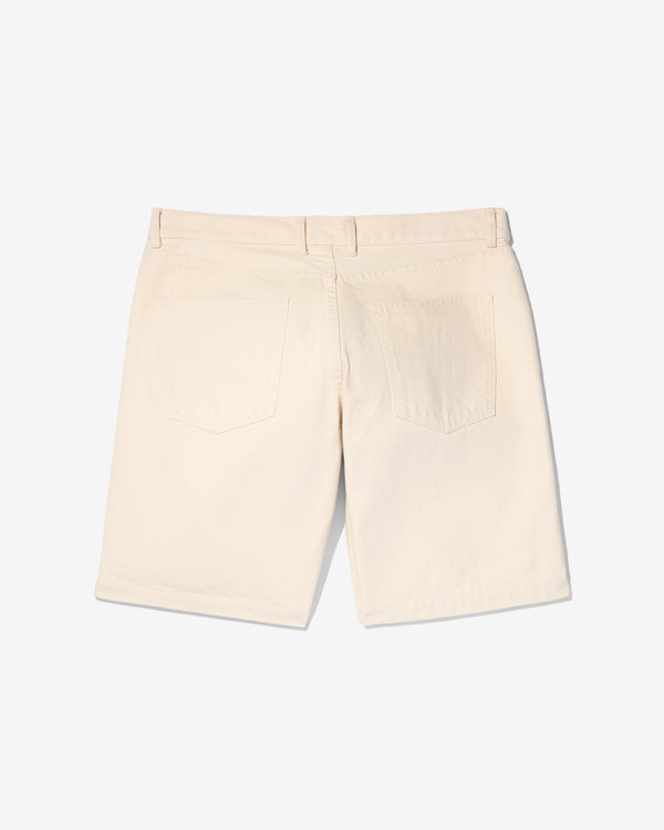 Noah - Pleated Denim Shorts - Detail