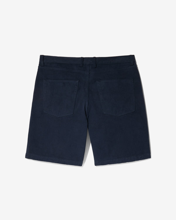 Noah - Brushed Pleated Shorts - Detail