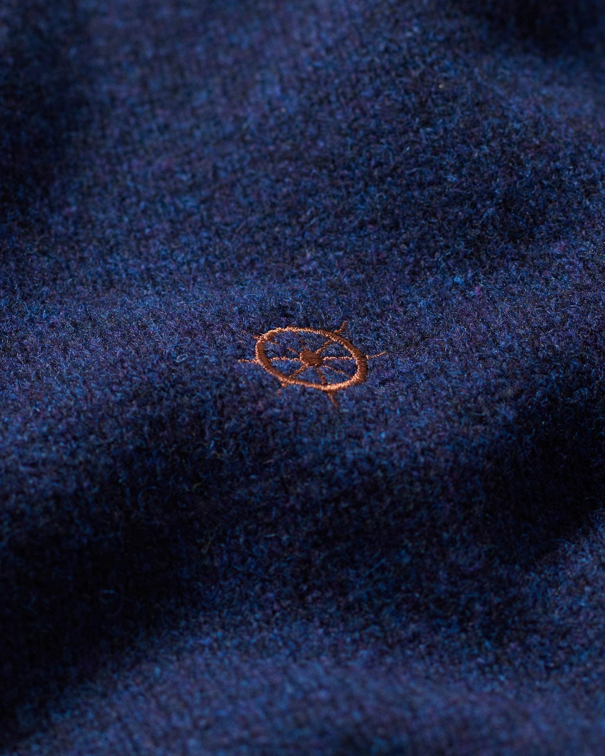 Ship Wheel Shetland Cardigan - Noah