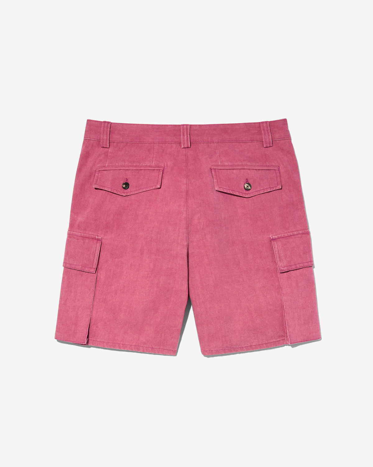 Pleated Cargo Shorts