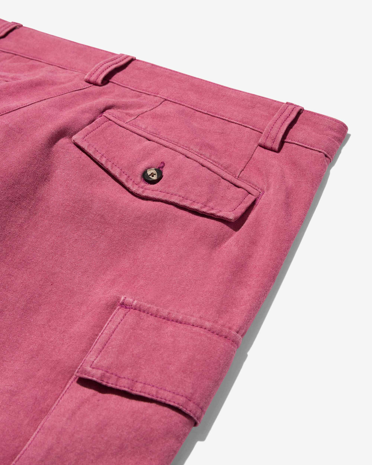 Pleated Cargo Shorts