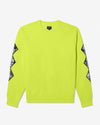 Noah - Argyle Appliqué Sweatshirt - Lime - Swatch