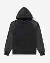 Noah - Nylon Combo Hoodie - Black - Swatch
