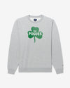 Noah - Noah x The Pogues Crewneck - Heather Grey - Swatch