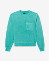 Noah - Chest Pocket Crewneck - Teal - Swatch