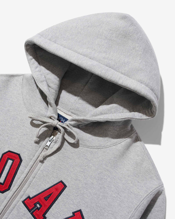 Noah - Arch Appliqué Zip-Up Hoodie (Pre-Order) - Detail