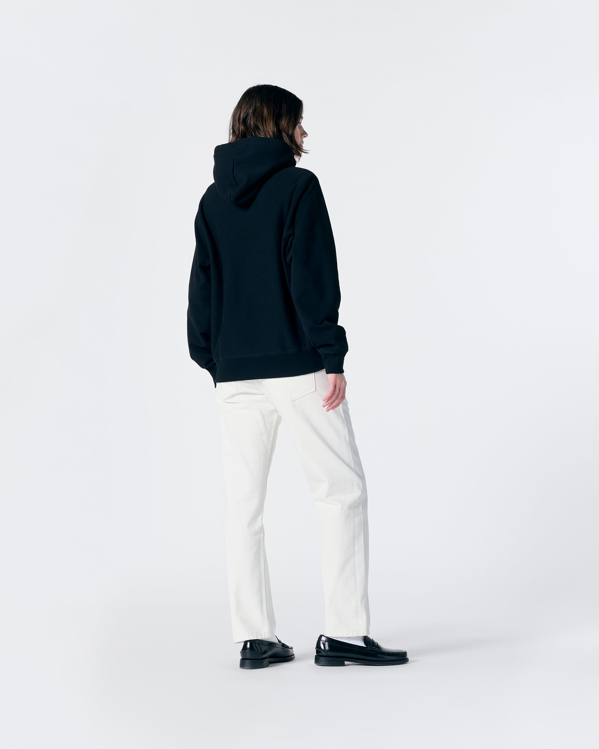 Noah NYC core logo hoodie ネイビー　　M Noah - Logo-Embroidered Cotton-Jersey Hoodie - Blue Noah NYC