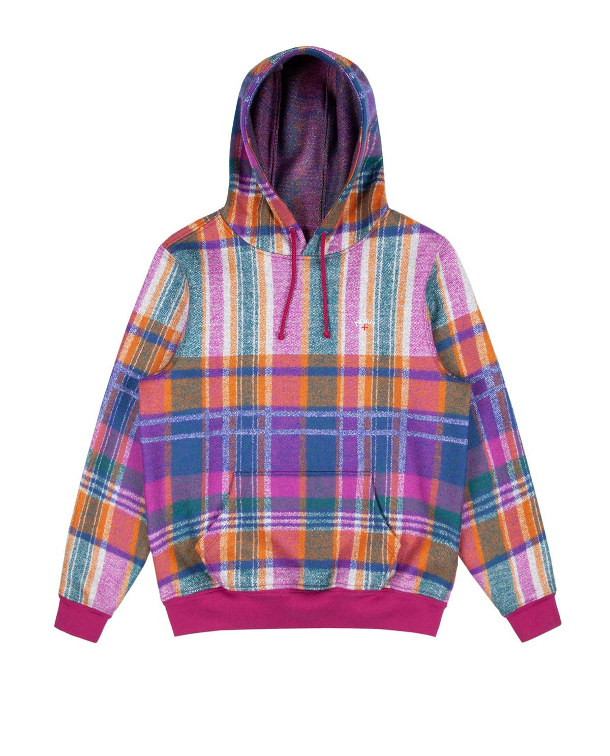 Madras Wool Hoodie