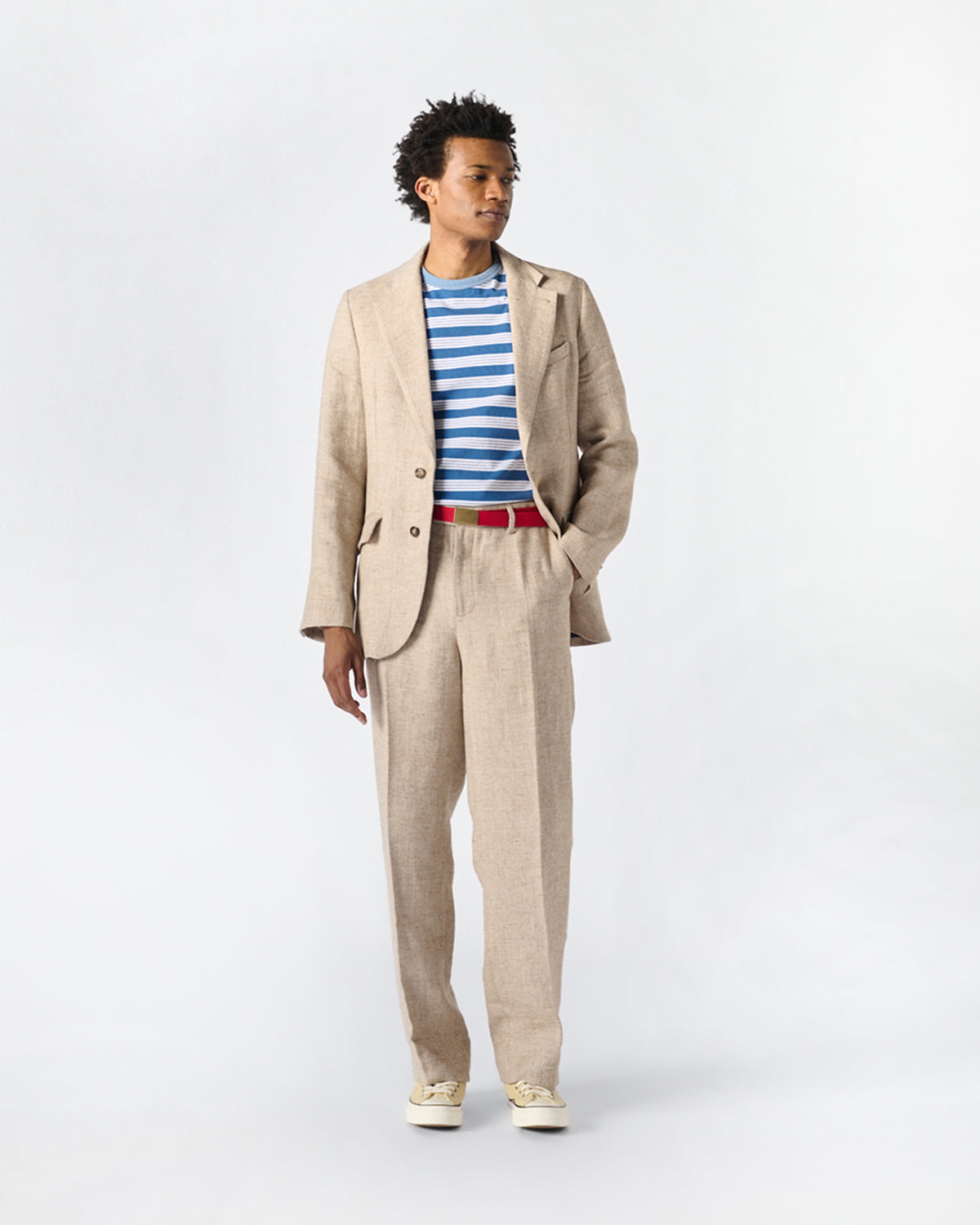 Flanneled Linen Jacket