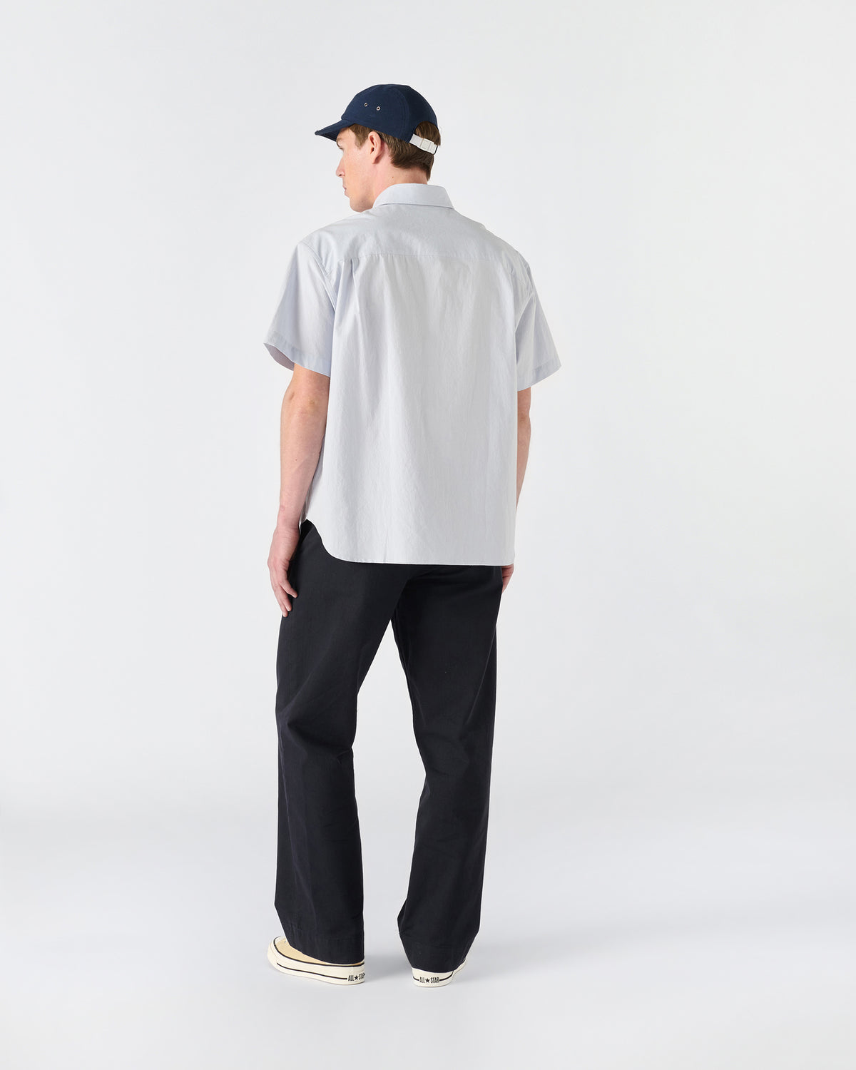 Short Sleeve Oversized Poplin