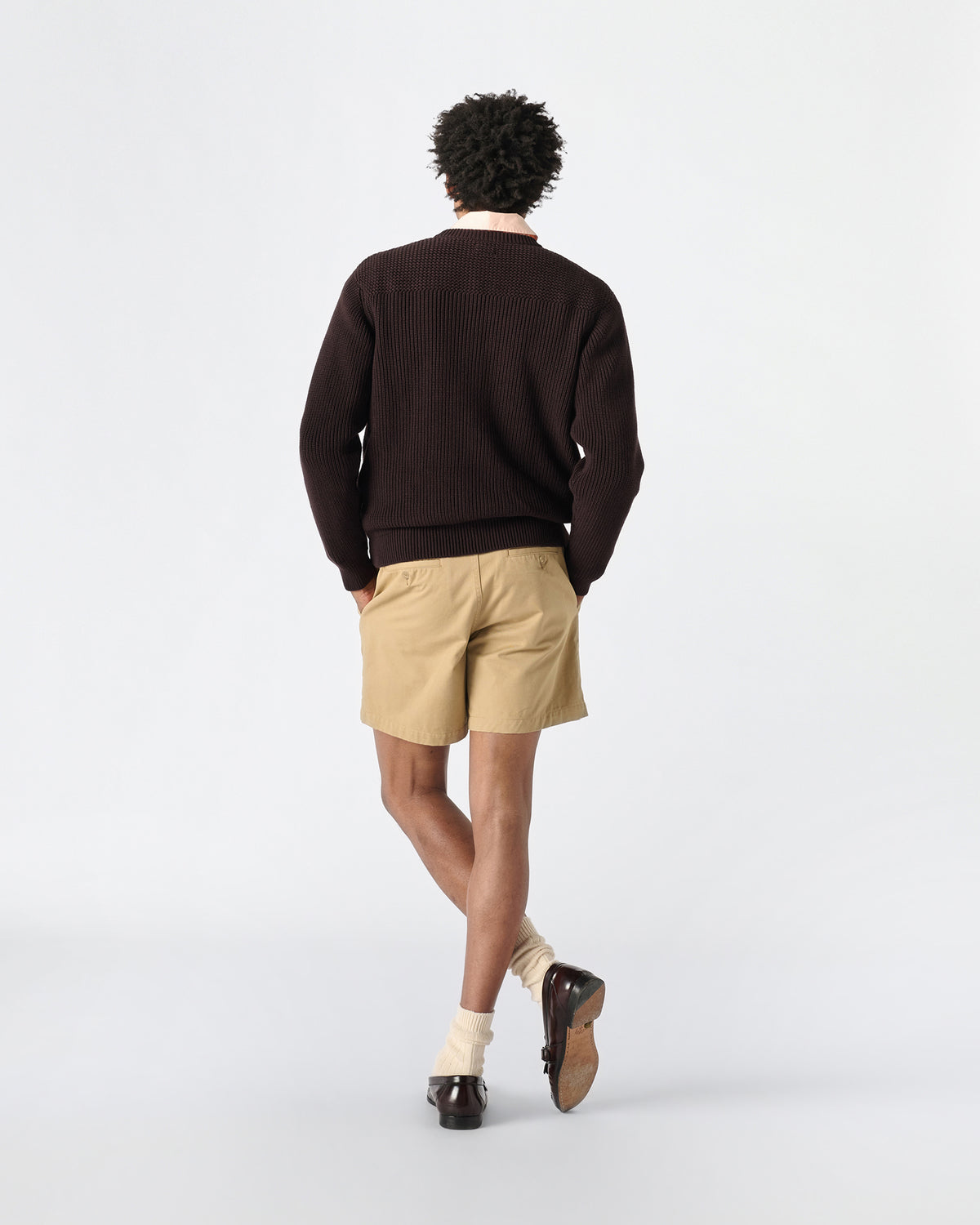 Textured Yoke Sweater