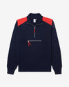 Noah - PUMA x Noah Ski Sweater - Navy/Red - Swatch