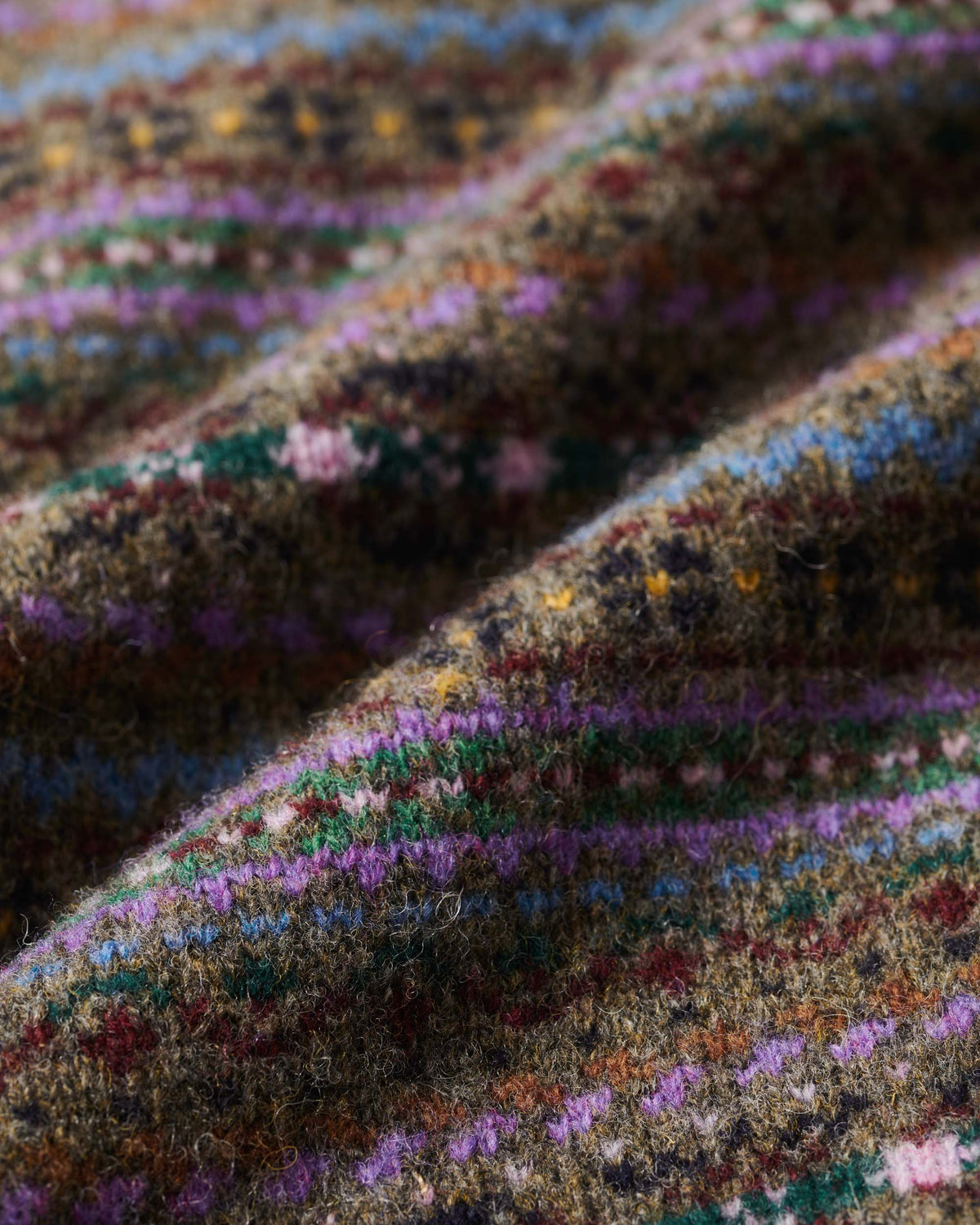 Fair Isle Double-Breasted Shetland Sweater Vest