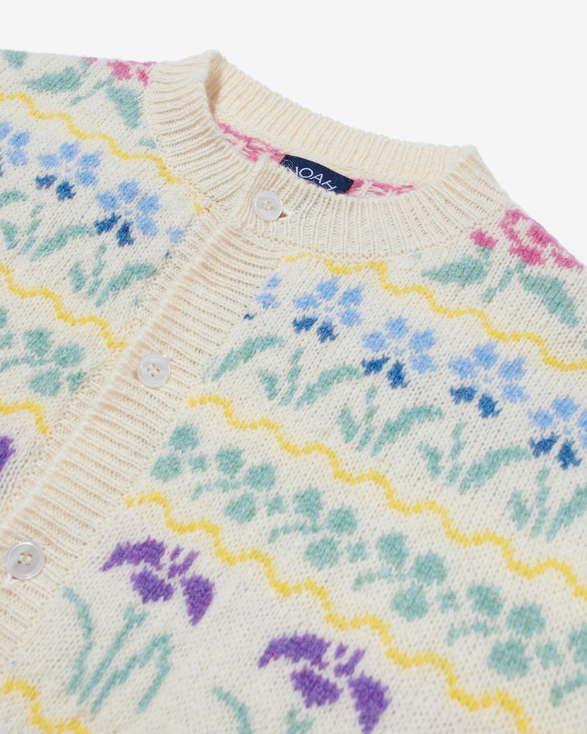 Shetland Floral Cardigan - Noah