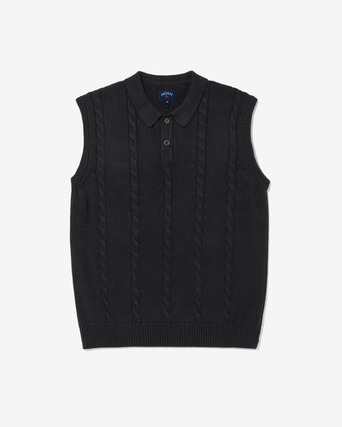 Cotton Cable Sweater Vest - Noah