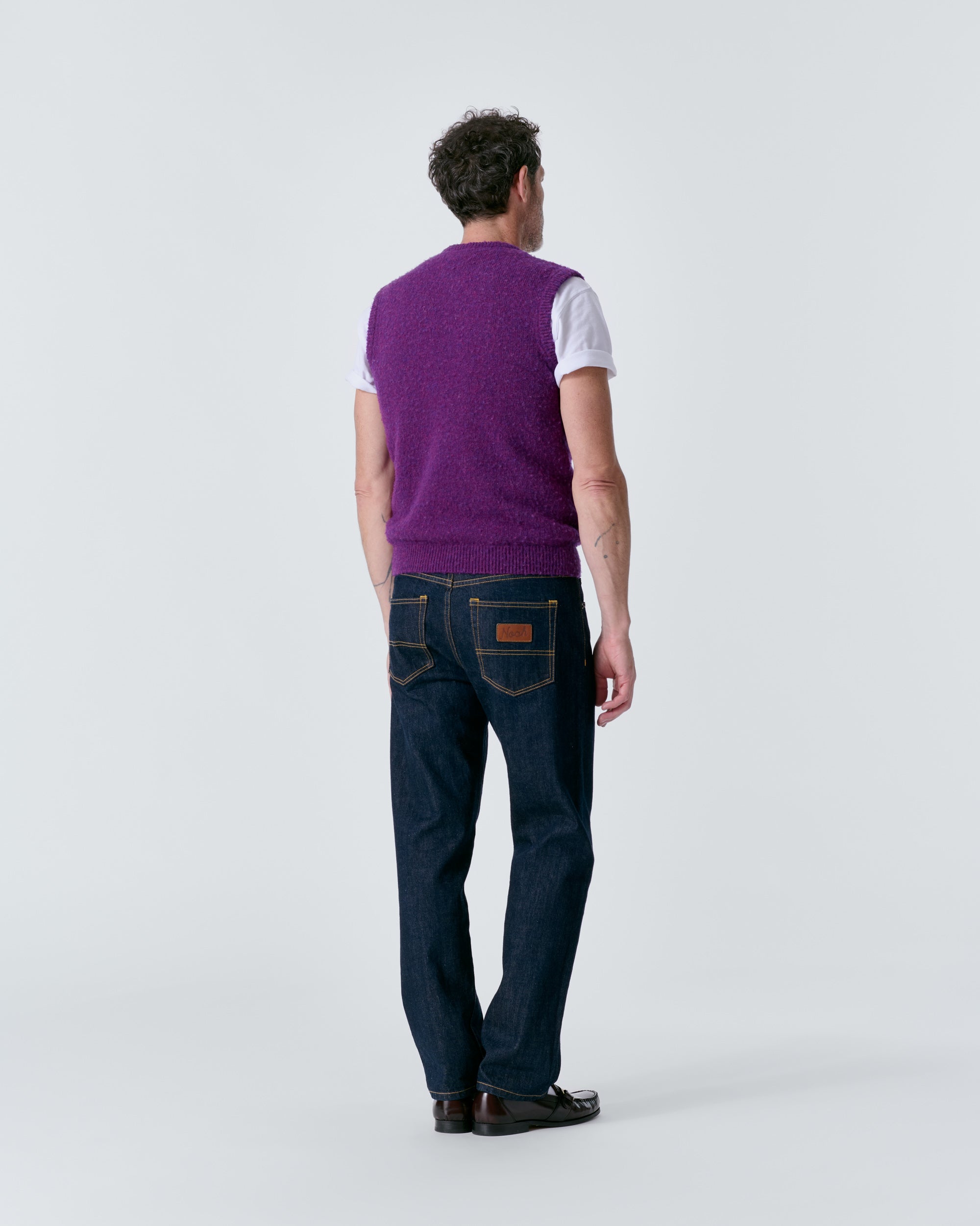 Crewneck Shetland Sweater Vest - Noah