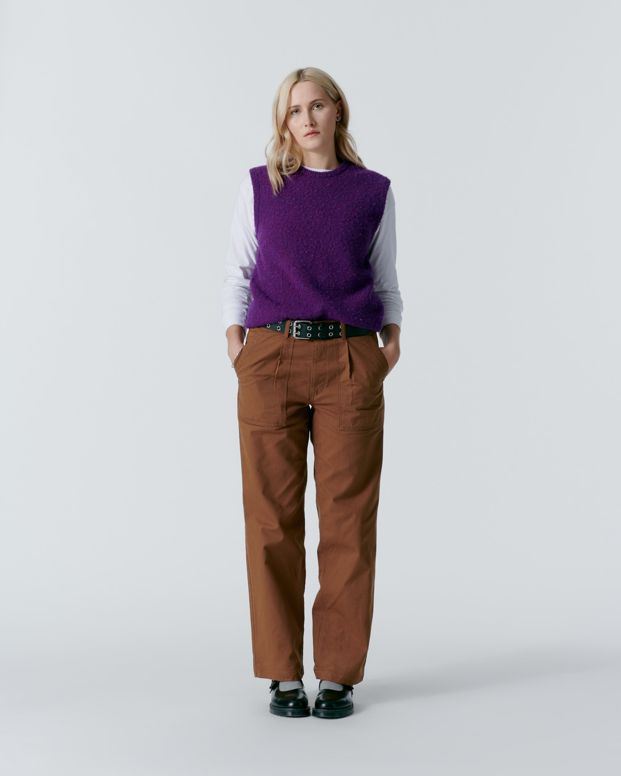Crewneck Shetland Sweater Vest - Noah