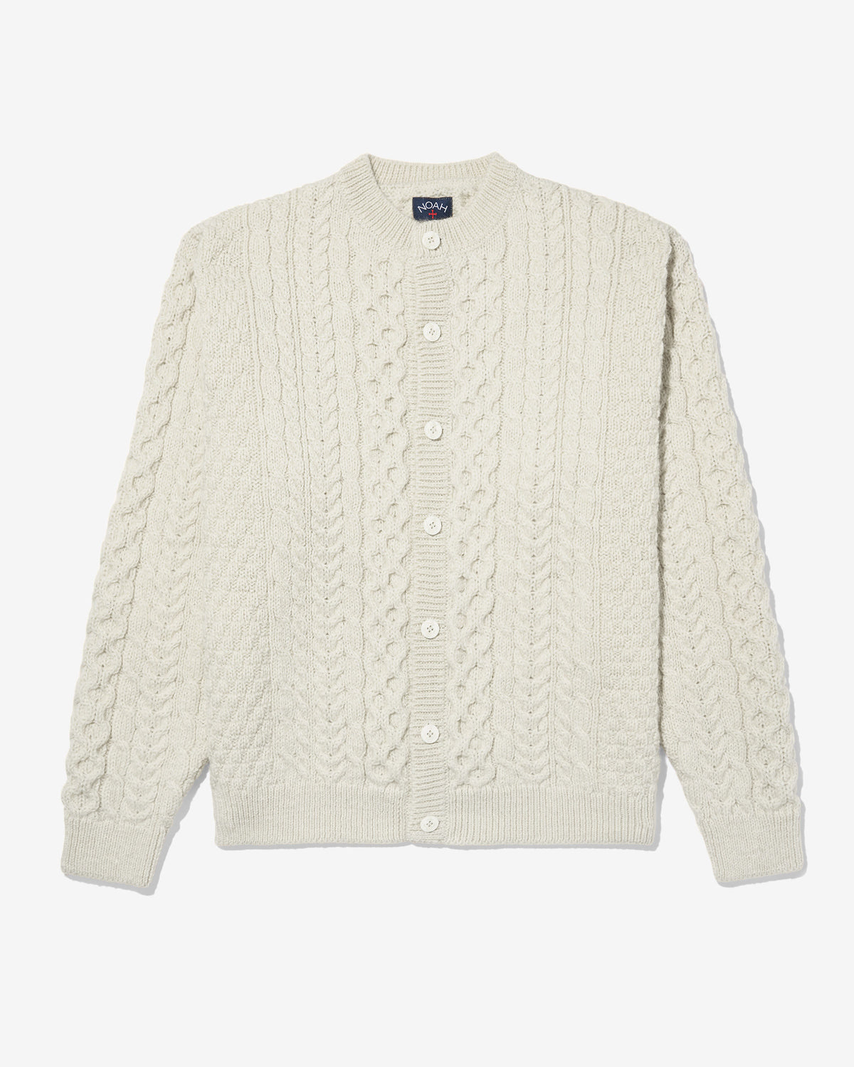 Wool Fisherman Cardigan