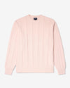 Noah - Drop Needle Sweater - Pale Pink - Swatch