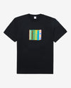 Noah - Color Block Logo Tee - Jet Black - Swatch