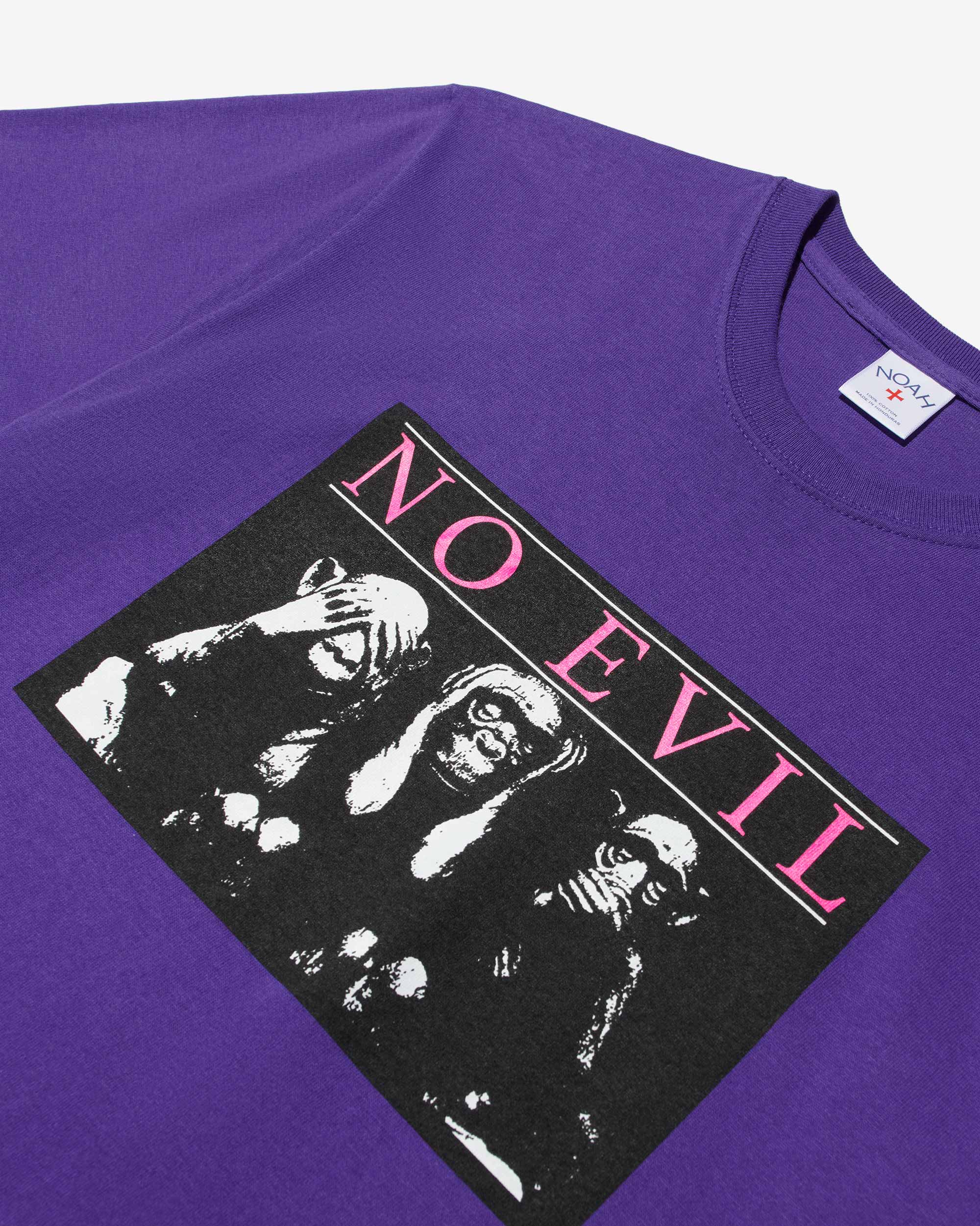 Noah x New Order Core Logo T-shirt Purple