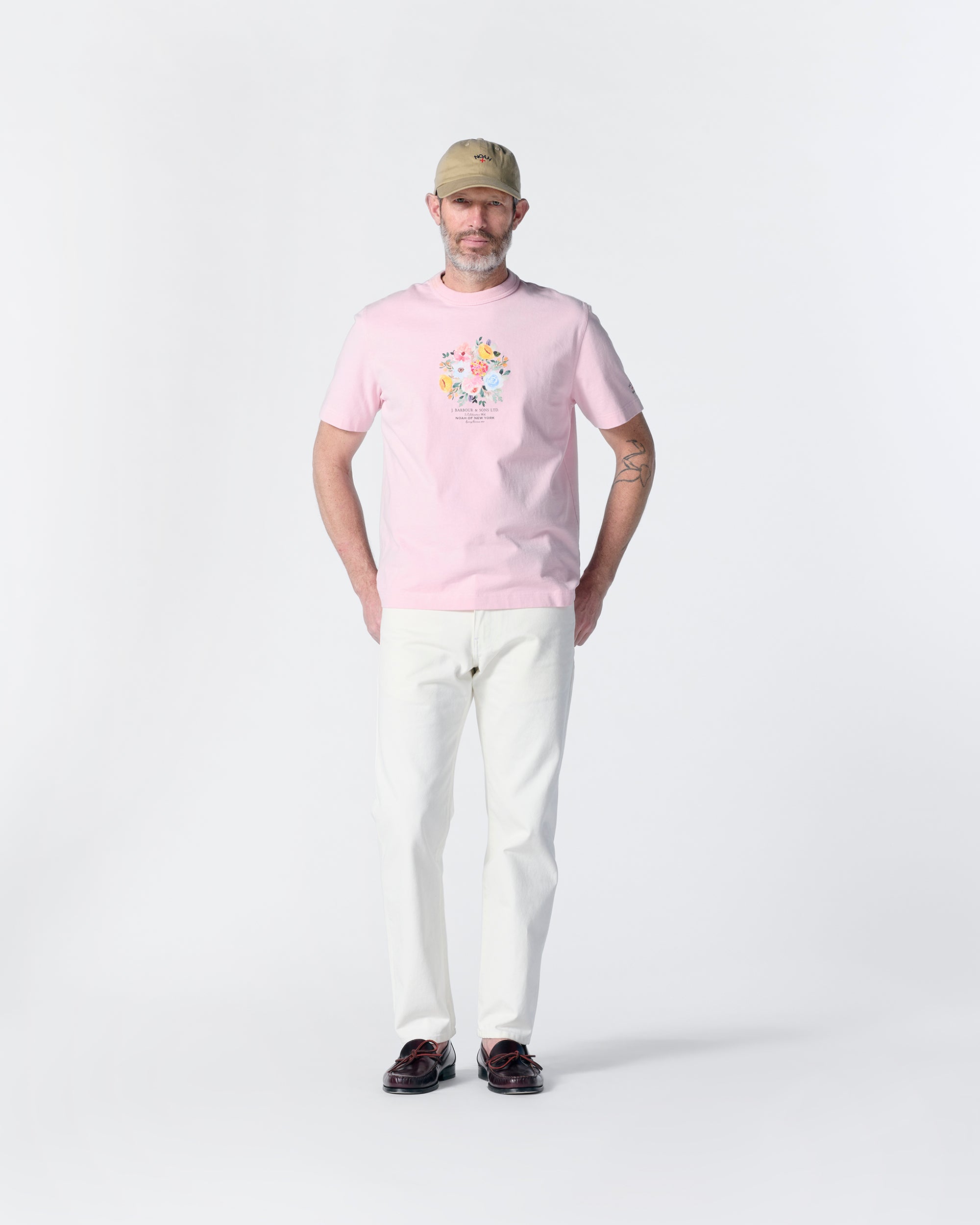 Noah x Barbour Madras Flowers Tee - Noah Noah x Barbour Madras Flowers Tee - Noah