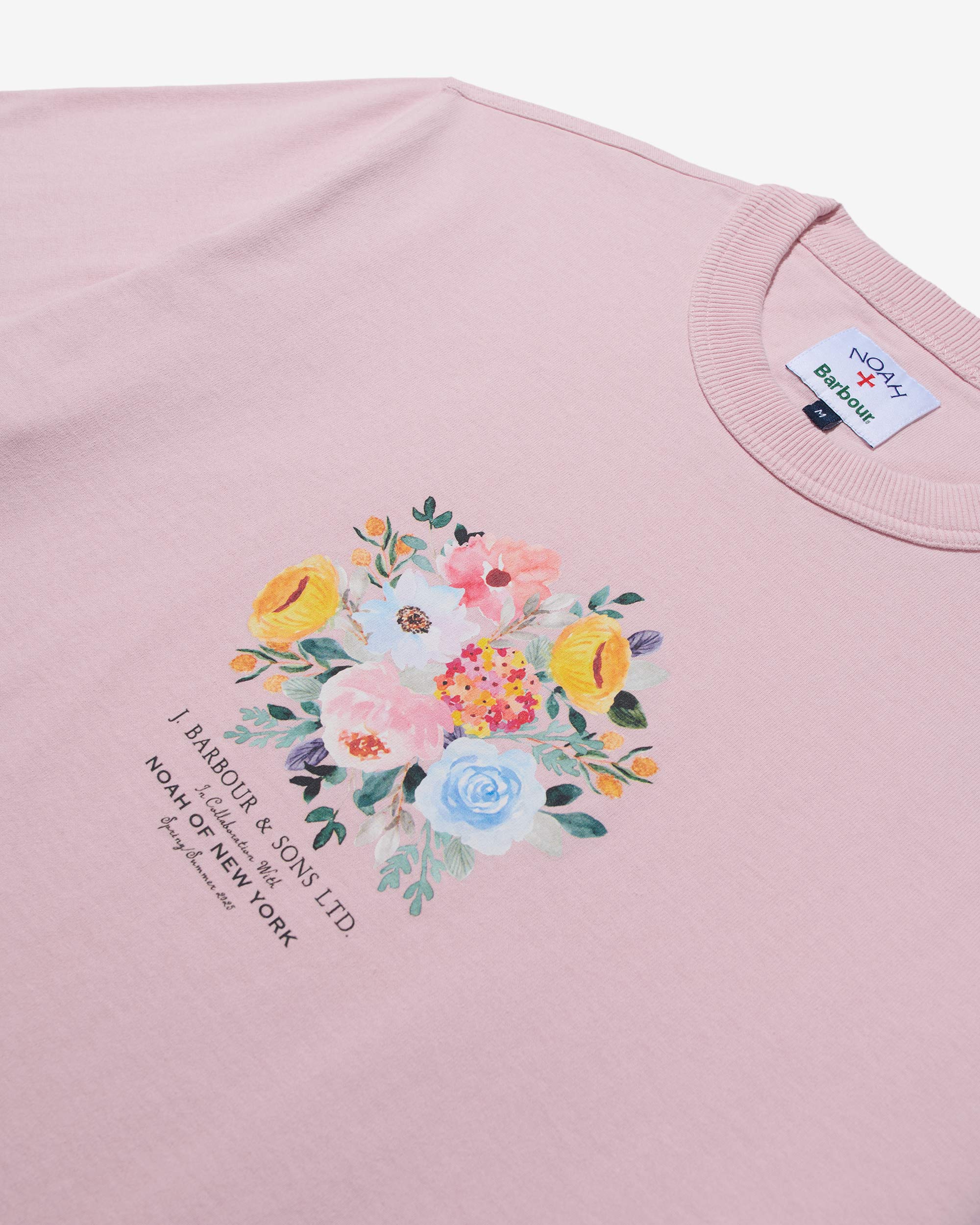 【NOAH】 X BARBOUR MADRAS FLOWERS TEE ユニセックス R5468 Noah x Barbour Madras Flowers Tee - Noah