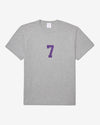 Noah - The Seven Tee - Heather Grey - Swatch