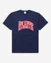 Noah - Noah x The Atlantic Tee - Navy - Swatch