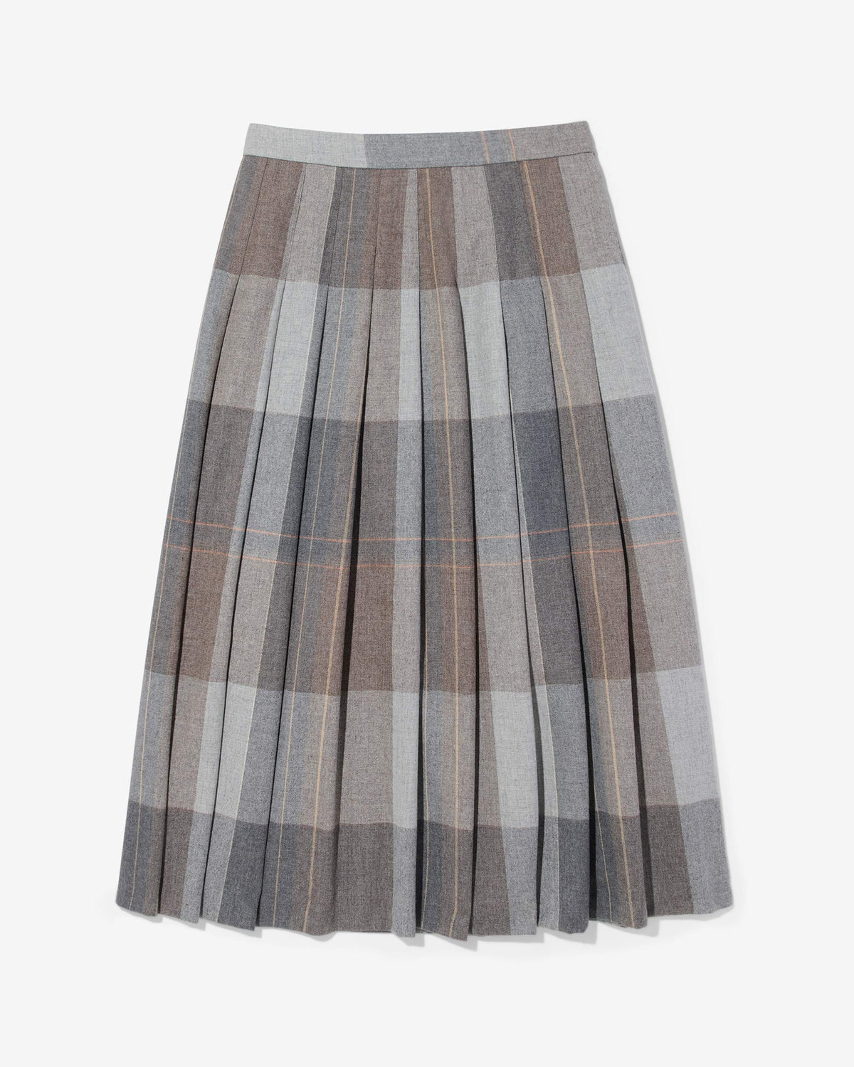 Plaid Wrap Skirt